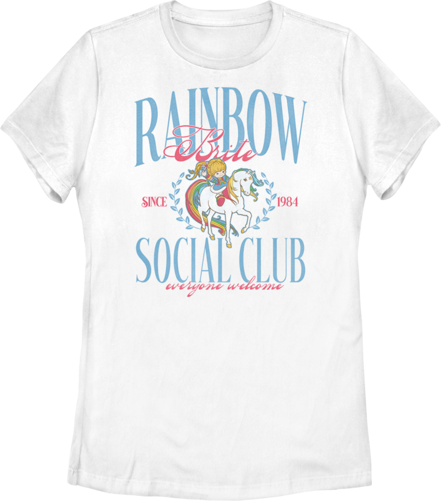 Womens Social Club Since 1984 Rainbow Brite Shirt product image 1