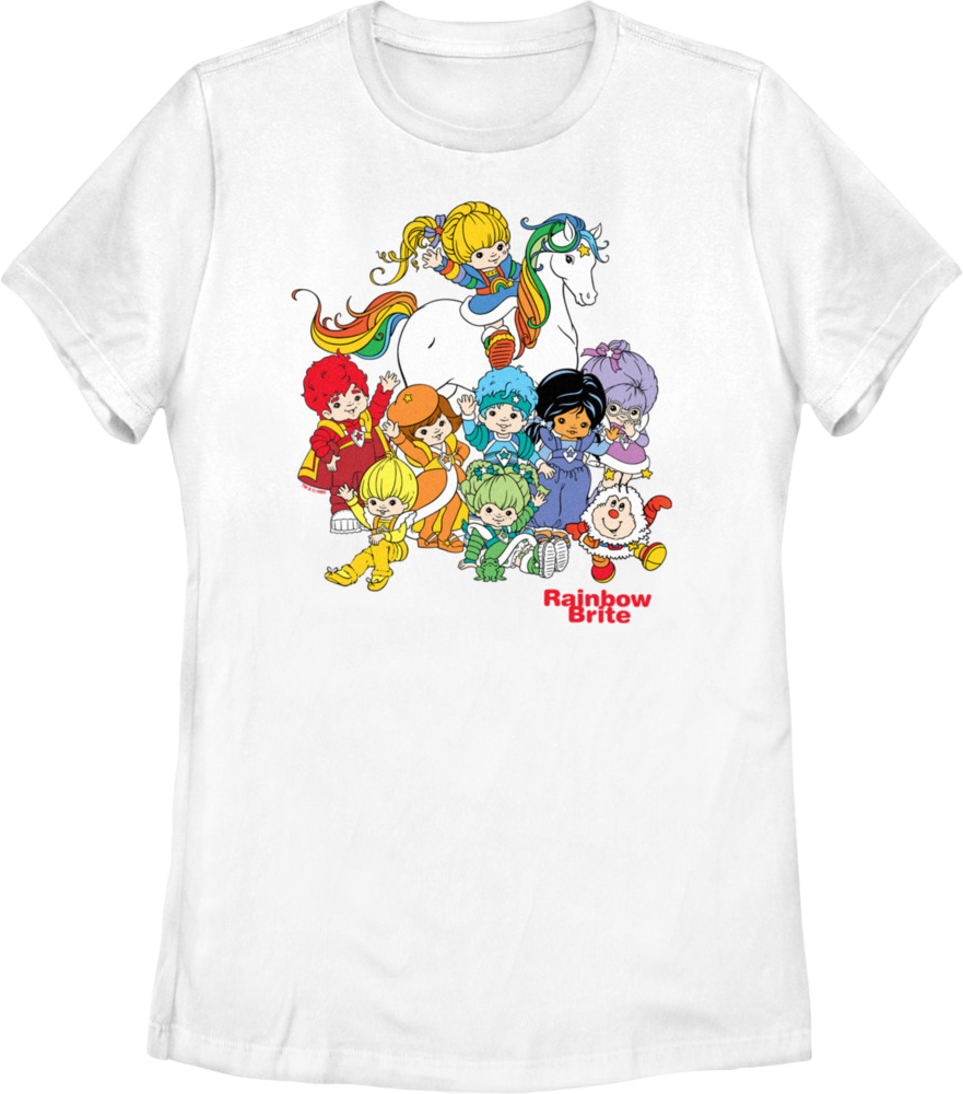 Womens The Gang's All Here Rainbow Brite Shirt product image 1