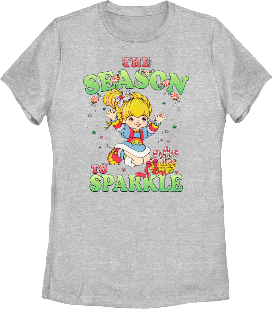 Womens The Season To Sparkle Rainbow Brite Shirt product image 1