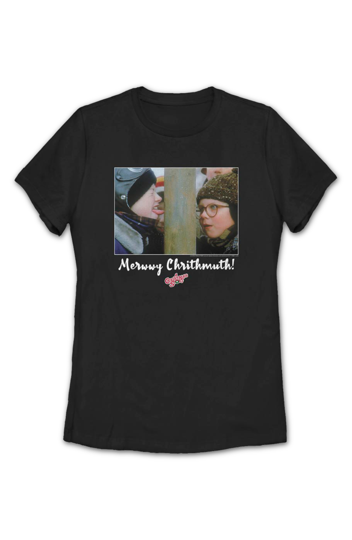 Womens Triple Dog Dare Merwwy Chrithmuth Christmas Story product image 2