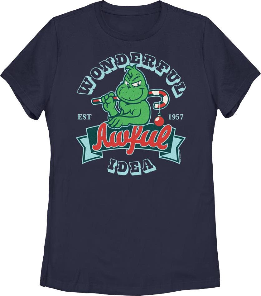 Womens Wonderful Awful Idea Dr. Seuss Shirt product image 1