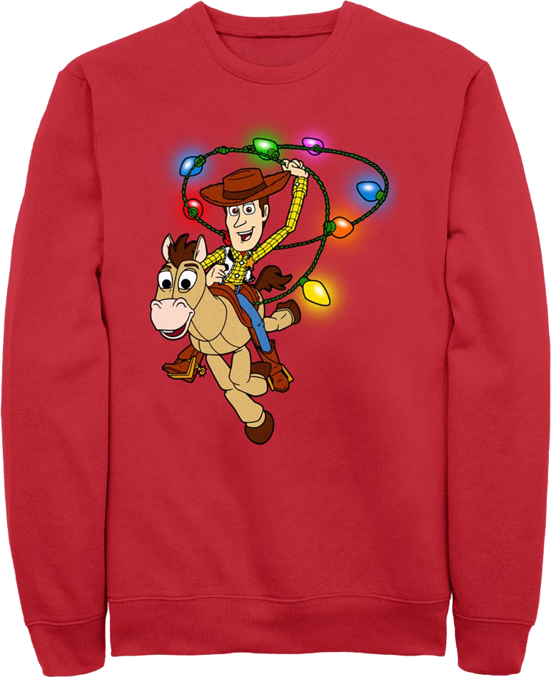 Woody's Christmas Lasso Toy Story Sweatshirt product image 1