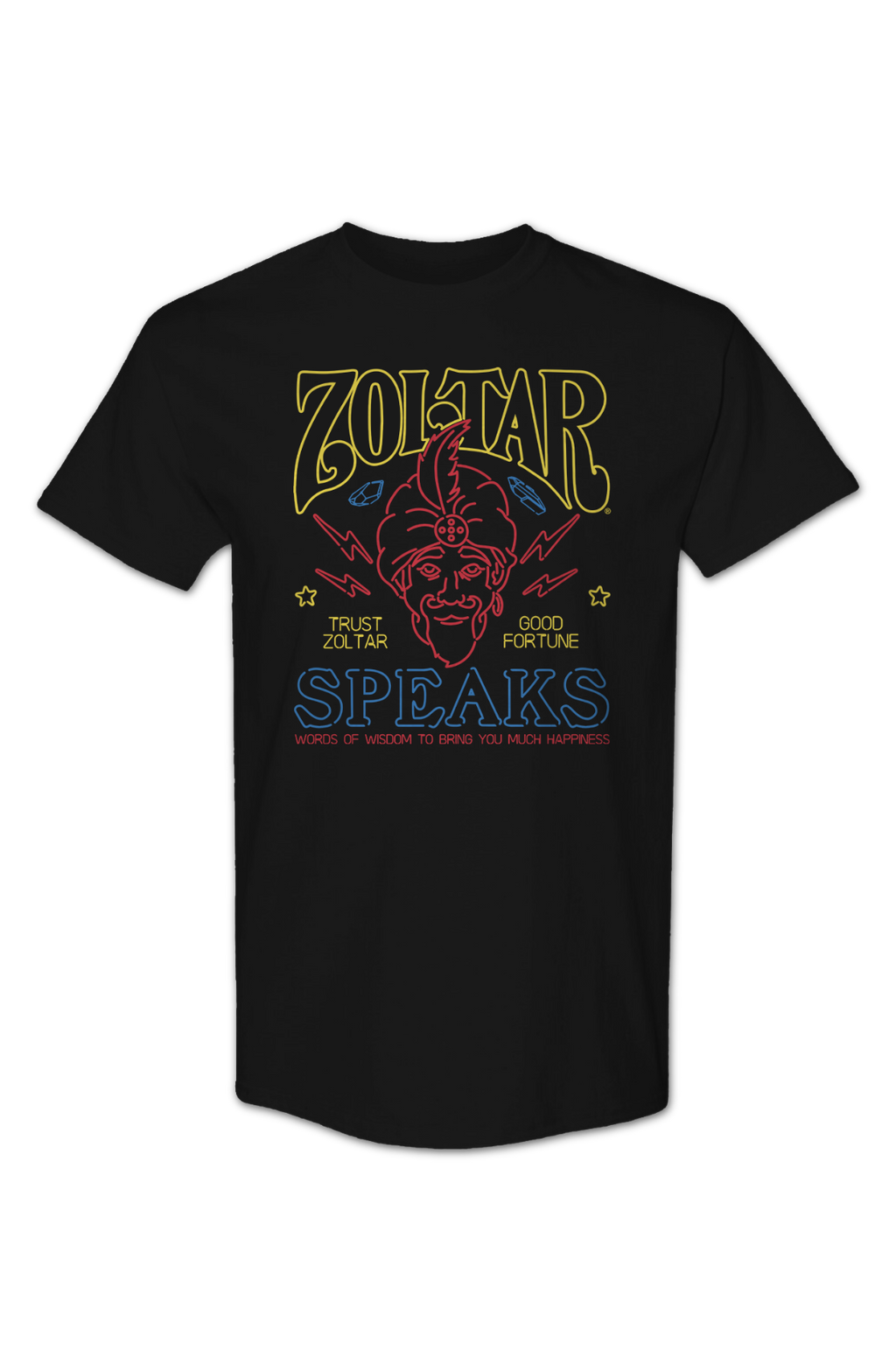 Words Of Wisdom To Bring You Much Happiness Zoltar T-Shirt product image 2
