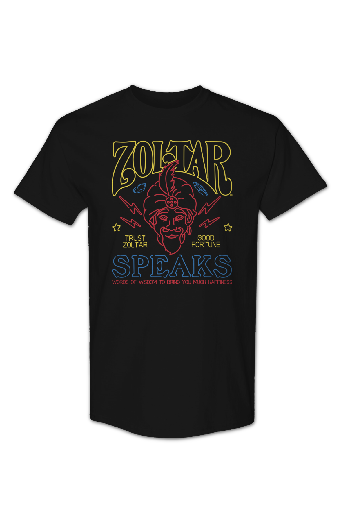 Words Of Wisdom To Bring You Much Happiness Zoltar T-Shirt product image 2