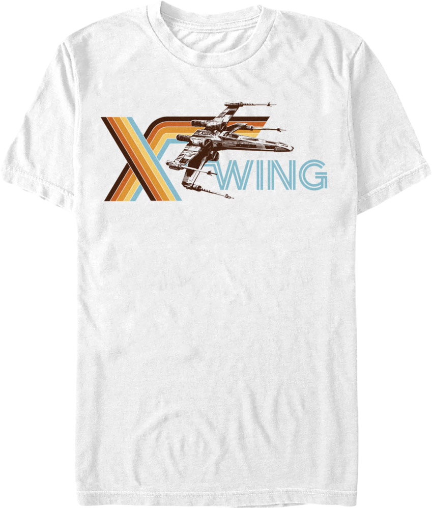 X-Wing Retro Flight Star Wars T-Shirt product image 1