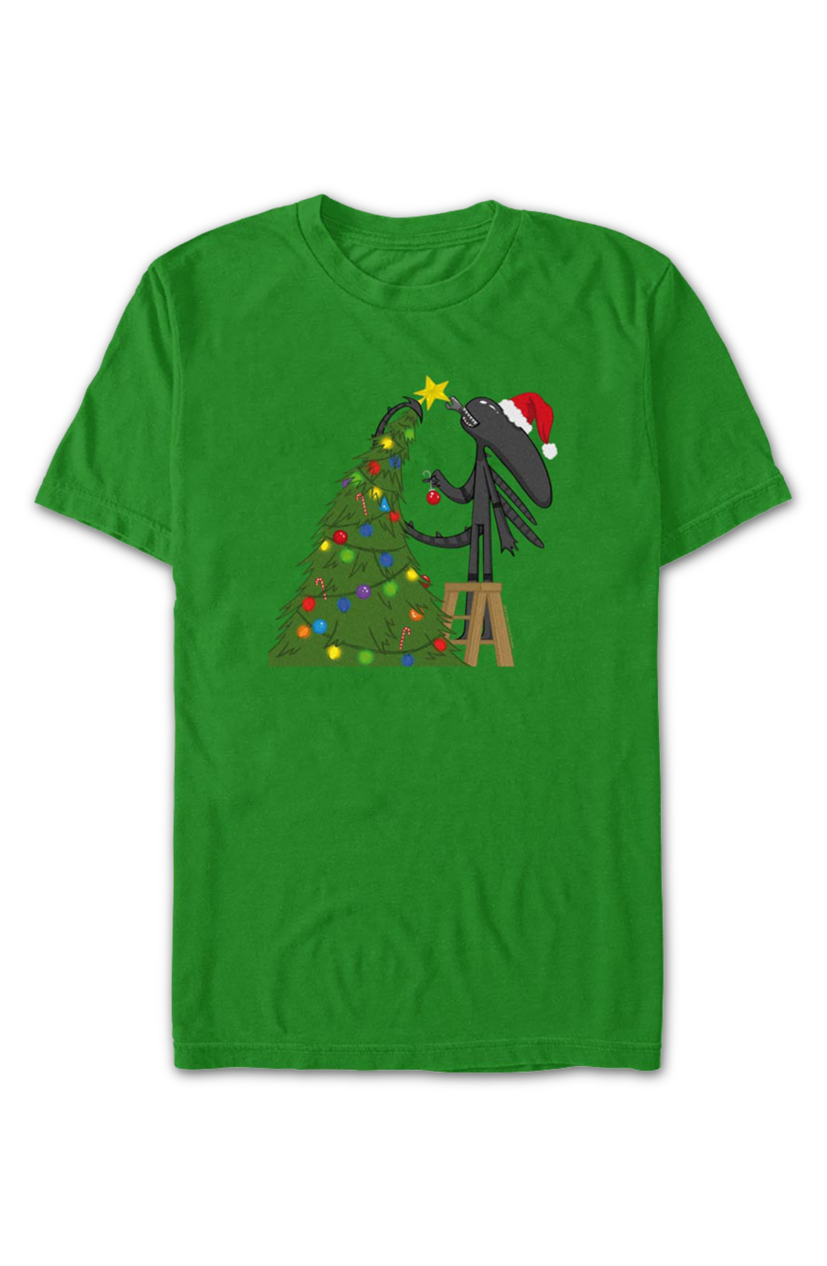 Xenomorph Christmas Tree Alien T-Shirt product image 2