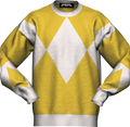 Yellow Ranger Mighty Morphin Power Rangers Knitted Sweater