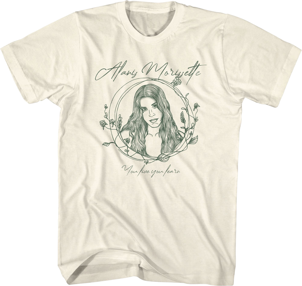 You Live Learn Alanis Morissette T-Shirt product image 1