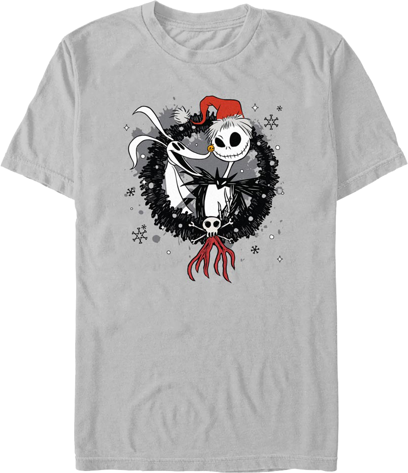 Zero & Jack Skellington Nightmare Before Christmas T-Shirt product image 1